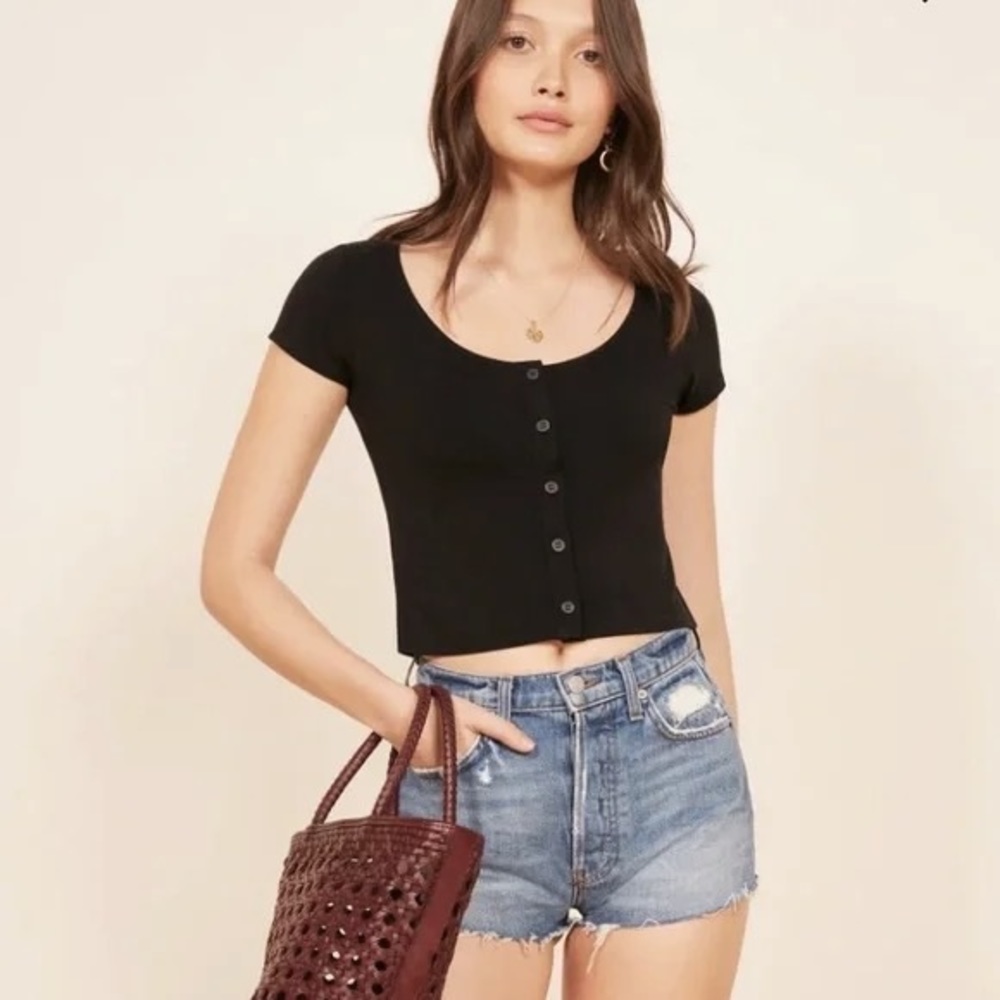 Reformation Nora cropped top